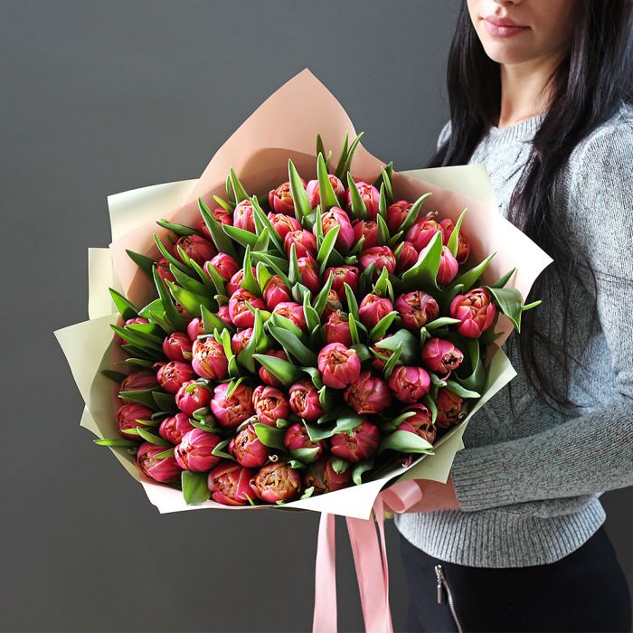 Коралловые тюльпаны 51шт. ― Мята